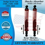 Gabriel Oem Rear Shocks W/ Coil For 1999-2003 Dodge Ram 1500/ 2500/3500 Van. Fixed Price $172.98.