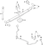 Genuine Nissan Leaf Spring 55020-EZ12E. Fixed Price $665.36.