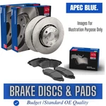 Brake Discs And Pads Set Rear For Bmw F30 F80 326BHP 3.0 335I 340I 11- 18 Blue. Fixed Price $176.47.