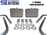 Street Edge 3" Universal Tapered Lowering Blocks With 2 Degree. Fixed Price $75.59.