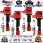 4X Ignition Coils + Spark Plugs For 2006 2007 2008 Honda Fit 1.5L C1578 UF581. Fixed Price $65.95.
