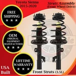 Monroe Oem Front Struts For 2015-2020 Toyota Sienna 3.5L 2WD Lifetime Warranty. Fixed Price $318.24.