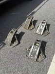 Dayton 338-2300 Aluminum Leaf Spring Hanger, Sold Individually Qty 1 = Bracket. Fixed Price $250.00.