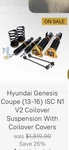Hyundai Genesis Coupe (13-16) N1 V2 Street Coilover With Covers. Fixed Price $500.00.