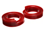 Energy Suspension 3.6115R Coil Spring Isolator Set Rear Polyurethane Red. Fixed Price $82.14.