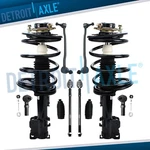 Front Strut W/ Coil Spring Sway Bar Tierods For 2002 - 2006 Nissan Altima 2.5L. Fixed Price $221.82.