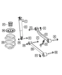New Genuine Mopar Spring Rear Coil 2007-2018 Oe 68004258AA. Fixed Price $63.05.
