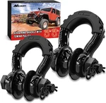3/4" D Ring Shackle With Towing Pulley 2 Pack 4.75 Ton (9500 Lbs) 7/8" Pin Heavy. Fixed Price $81.98.