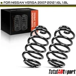 2PCS Coil Spring Set For Nissan Versa 2007 2008-2012 L4 1.6L 1.8L Sedan Rear. Fixed Price $53.48.