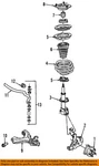 Gm Oem 06-11 Dts,lucerne Front Suspension Struts Components-spring 15781812. Fixed Price $103.03.