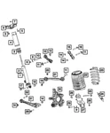Genuine Mopar Rear Coil Spring Right 68568785AB. Fixed Price $61.49.