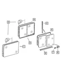 Genuine Mopar 2003-2006 Dodge Sprinter 2500 Sliding Door Glass Right 5123834AA. Fixed Price $618.79.