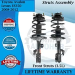 Monroe Oem Front Struts For 2007-2012 Toyota Avalon / Lexus ES350 Lifetime Warr. Fixed Price $248.90.