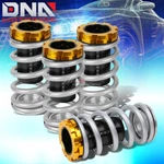 Silver Adjustable 1-4" Black Scale Suspension Coilover Spring For 88-00 Eg Ek Dc. Fixed Price $48.44.