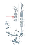 Vw Touareg Upper Front Coil Spring Insulator 7P0411177 New. Fixed Price $42.28.