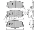 Trusting 440.0 Brake Pad Set, Disc For Lotus, Toyota. Fixed Price $43.48.