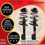 Monroe Oem Front Struts For 2011-2014 Toyota Sienna 3.5L 2WD Lifetime Warranty. Fixed Price $292.74.