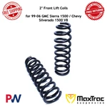 Maxtrac 2" Front Lift Coils For 99-06 Gmc Sierra 1500 / Chevy Silverado V8. Fixed Price $214.37.