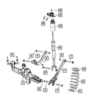 Genuine Mopar Rear Coil Spring 5168042AD. Fixed Price $79.36.