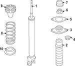 Genuine Nissan Coil Spring 55020-6GR0A. Fixed Price $147.00.