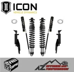 Icon Rear 2.5 Remote Resi Coilover Kit W/ Cdev 2-4" Lift '21-UP Ford Bronco. Fixed Price $2799.95.