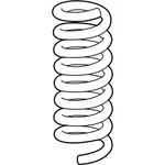 Genuine Mercedes-benz Oe Helical Spring 213-324-02-04. Fixed Price $164.55.