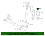 New Genuine Nissan Seat-rubber,rear Spring Upper 550345RB0A / 55034-5RB0A Oem. Fixed Price $34.04.