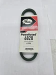 Gates Powerated Green Aramid Belt 6820 4L200K 1/2 X 20" 12.5/13MM 510MM. Fixed Price $13.36.