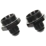 Russell 640223 Black Carb Inlet Fittings 2PCS Holley Dual Feed -6AN To 7/8"-20. Fixed Price $20.04.