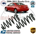 Rear Coil Spring Set Moog 81682 For 2006-2011 Honda Civic L4 2.0L 1.8L. Fixed Price $115.85.