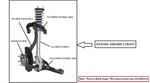 Right Front Suspension Knee Assembly Oem 2012 Honda Civic. Fixed Price $150.00.