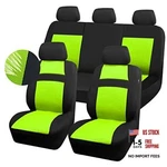 Seat Cover 3D Air Mesh Car With 5MM Composite Full Sets Green. Fixed Price $50.28.
