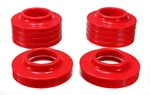 Energy Suspension 2.6102R Front/rear Coil Spring Isolator Set Polyurethane Red. Fixed Price $63.80.