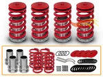 Bcp 90-97 Honda Accord Adjustable Lowering Coilover Springs Suspension Red. Fixed Price $99.99.