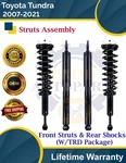 Oe Front Struts & Rear Shock For Toyota Tundra 2007-2021 W/trd Lifetime Warranty. Fixed Price $292.92.