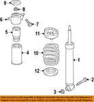 Audi Oem 19-25 Q7,Q8 Rear Suspension Shocks Components-spring 4M0511115EG. Fixed Price $250.82.