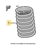 2012 Audi A4 Front Coil Spring Used Oem 8K0411105EA. Fixed Price $94.99.