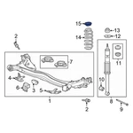 For Honda Fit 2007-2013 52691SAA000 Rear Upper Coil Spring Insulator. Fixed Price $16.79.