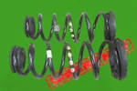 14-19 Fiat 500L Rear Left Right Suspensions Springs Coils Pair 68201277AA. Fixed Price $123.18.