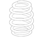 Genuine Audi Coil Spring 80A-511-115-DE. Fixed Price $217.16.
