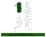 New Genuine Nissan Frontier Suspension Spring Left Or Right Oe 54010EA05B. Fixed Price $121.69.