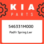 Kia Padfr Spring Lwr 546331M000, New Genuine Oem Part. Fixed Price $14.52.