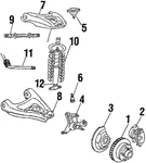Genuine Gm Control Arm Spring 14029392. Fixed Price $38.45.