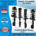 Monroe Genuine Oem Front & Rear Struts For 2007-2011 Toyota Camry 3.5L Se Model. Fixed Price $475.52.