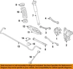 Chrysler Oem 12-23 300 Rear Suspension Shocks Components-spring 5168888AC. Fixed Price $134.99.