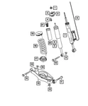 Genuine Mopar Rear Coil Spring Right All Wheel Drive 68227199AA. Fixed Price $103.19.