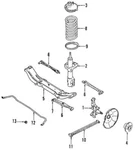 Genuine Ford Mercury Tracer 1992-2002 Rear Suspension Coil Spring FOCZ-5560-B. Fixed Price $113.39.
