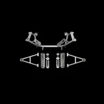 79-93 Upr Mustang K-member Kit Includes Coil Over 14/175 Viking Springs. Fixed Price $863.99.