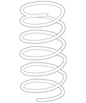 Genuine Kia 2007-2010 Rondo Coil Spring 55350-1D400-DS. Fixed Price $129.59.