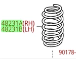 Toyota Sienna 2011-2014 Fwd Rear Coil Spring Set Genuine Oem. Fixed Price $386.17.
